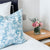 Aster Teal Cushion designer homewares